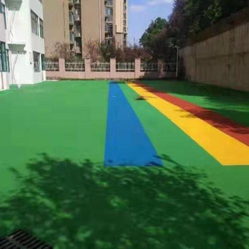 塑胶跑道 运动球场 幼儿园塑胶跑道 硅pu跑道 中山远大体育