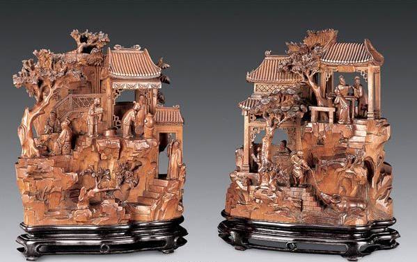 潮汕木雕又称潮州木雕,继承了中国传统木雕的雕刻技艺,在长期的发展