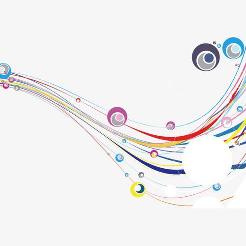 关键词 : 曲线,圆点,点线面,彩色曲线