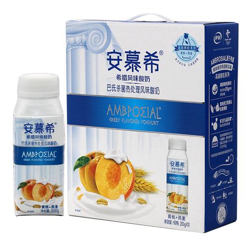 安慕希酸奶黄桃瓶装