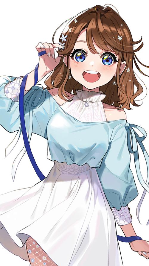 性感软萌的二次元美女手机壁纸