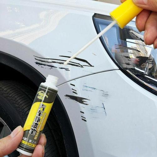 汽车珍珠白色专用去痕膏深度划痕修复自喷漆刮伤神器补漆笔非万能
