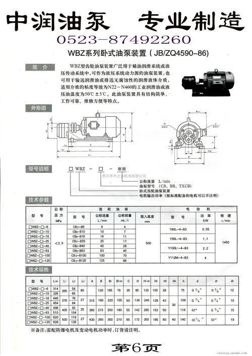 电机组 wbz油泵电机组 > -油泵电机组 wbz  本系列卧式齿轮泵电机装置
