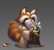 陶李浣熊族 贤者 皮肤: 气功大师