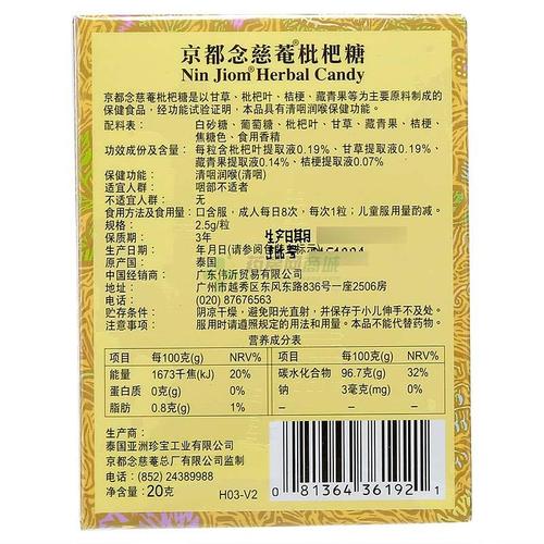 京都念慈庵枇杷糖