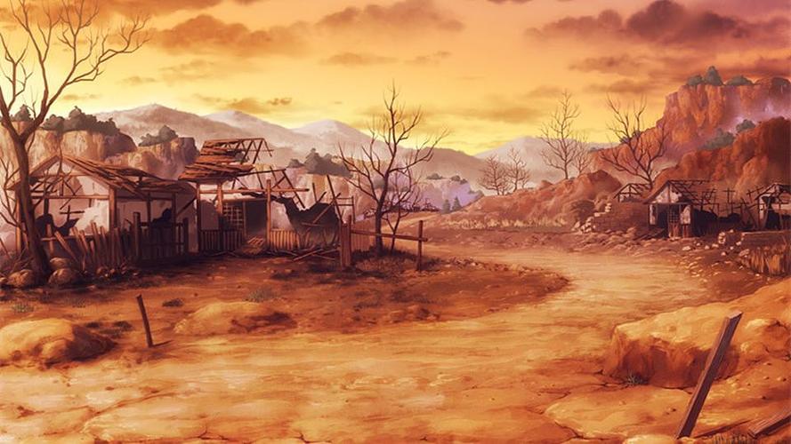 【场景 - 原画】村庄农田①