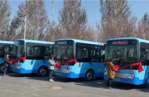辽阳新上线30辆新能源纯电动公交车!