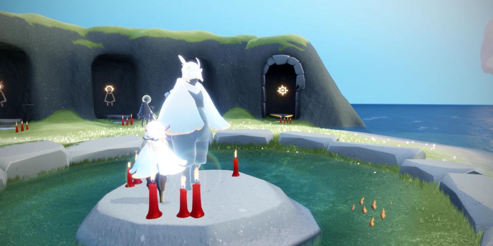 菇菇子配白鸟斗篷_sky光遇_游戏_手机游戏