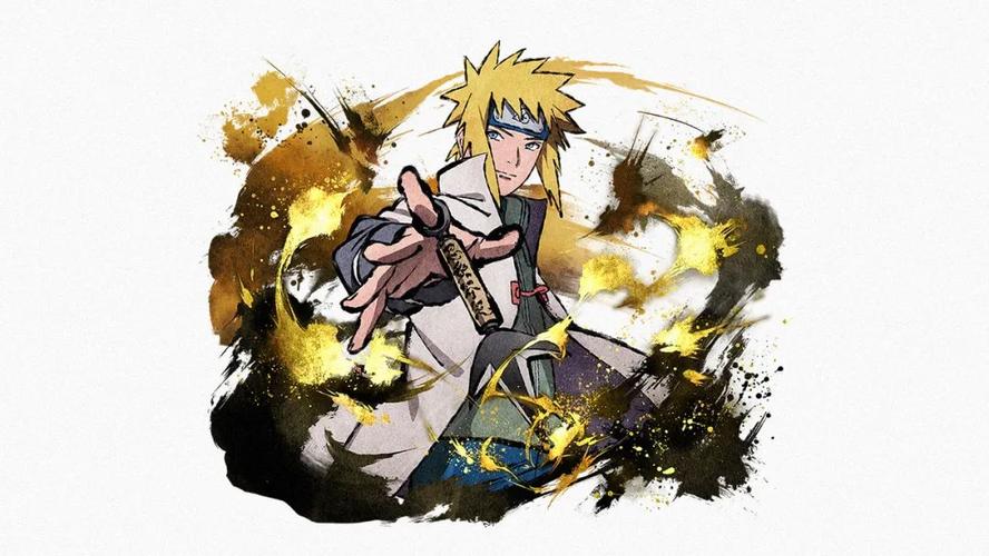 火影忍者壁纸 炫酷毛笔刷风格人物壁纸图片