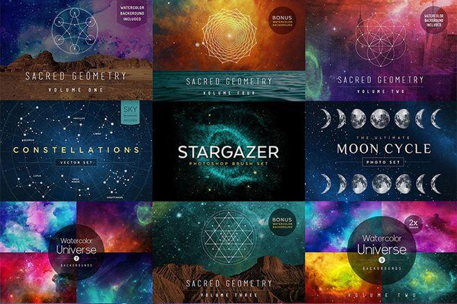 绚丽宇宙 太空 天空背景图片 广告 平面设计 海报设计