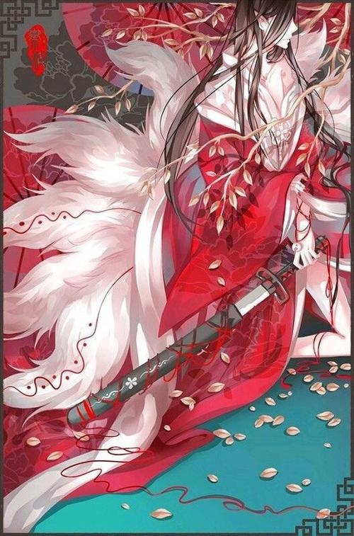 狐妖动漫图片,最好是红衣的