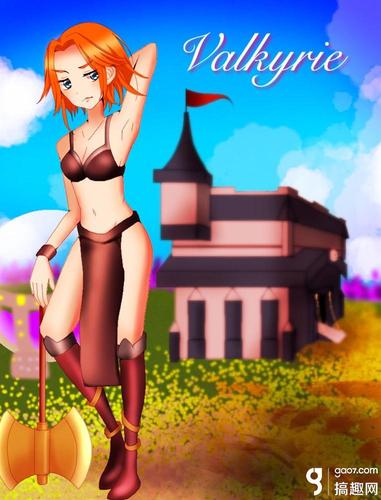 部落冲突游戏女性角色漫画图集