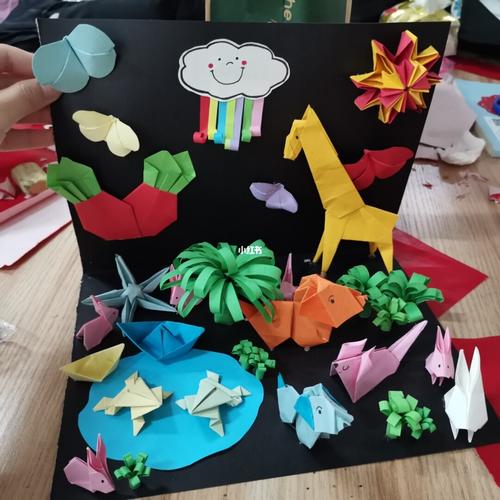 折纸作品73_动物园_折纸手工_兴趣爱好_手工