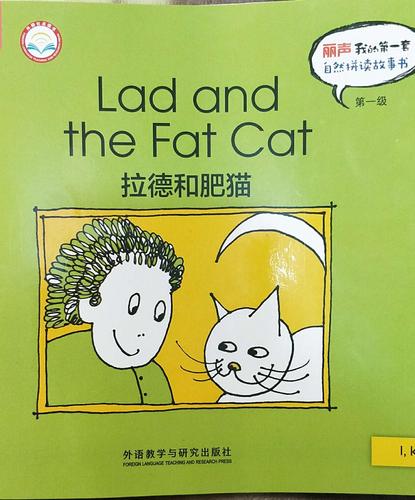 英语自然拼读故事书《lad and the fat cat》