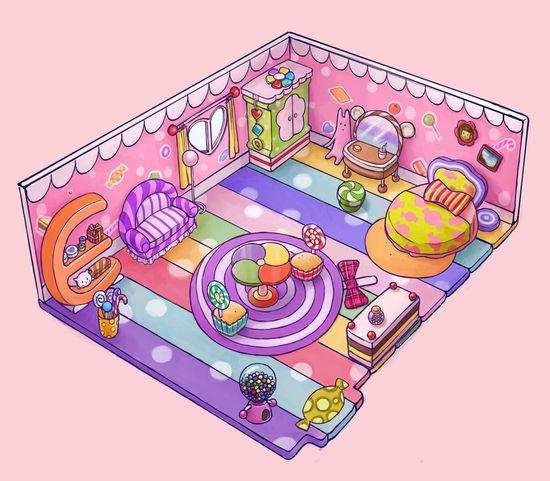 甜美梦幻的糖果屋