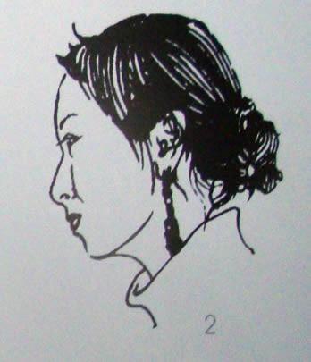 教案 简笔画教案 儿童线描人物侧面全身坐立写生范图