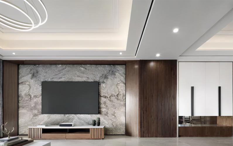 电视墙别再乱装饰如今越来越流行这样设计