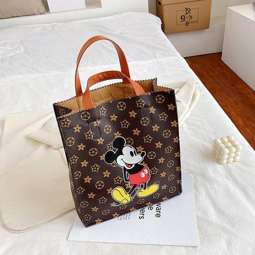 包包米奇emo狗牙包包潮东大门手提大容量涂鸦托特妈咪包