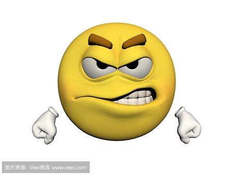 生气的表情图片_360图片