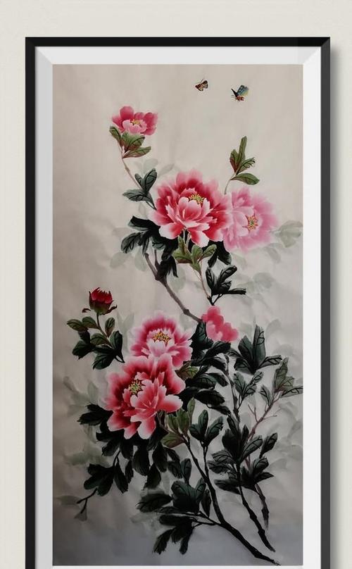 一幅牡丹图花开富贵画法解析图文并茂简单易学