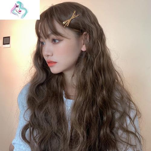 日系假发女长发玉米烫长卷发泡面头羊毛卷浪气质大卷中长发你那么美