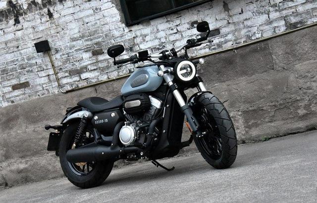 国产哈雷小太子,奔达金吉拉300提车作业