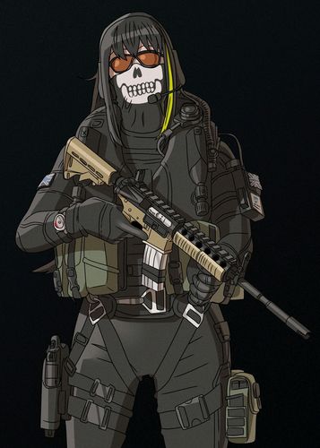 codm中cod16造型的幽灵雨披上的图案被改成了跟外服一