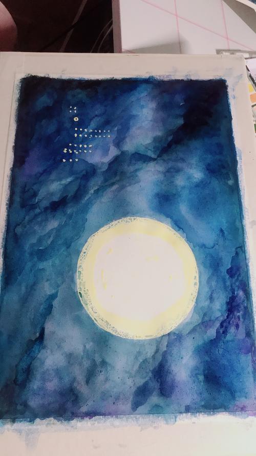 8k水彩星空步骤 - 原创作品 - 站酷(zcool)