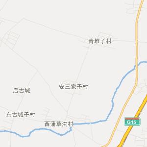 辽阳市灯塔市行政地图