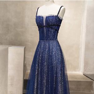 星空渐变裙礼服