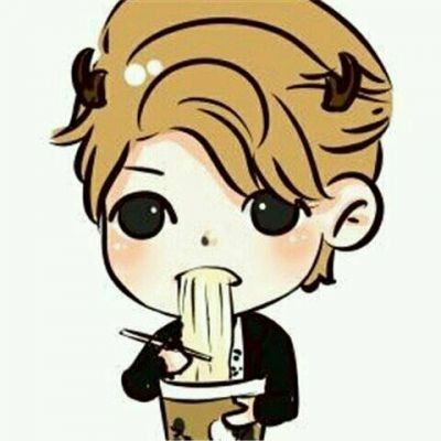 鹿晗动漫萌图微信头像