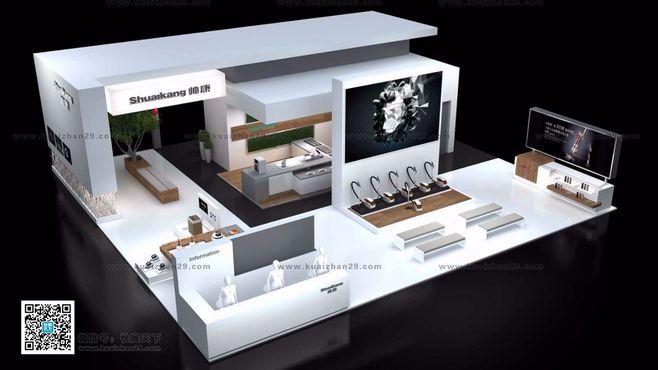 展览模型,展台模型,展示设计模型下载【快展天下】