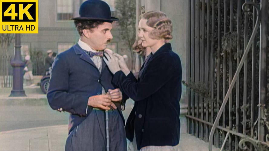 【4k彩色修复60帧】卓别林电影城市之光—精华场面剪辑【已全部更新