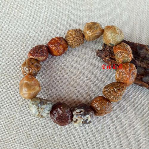 珠宝阿拉善戈壁料筋脉石手串 糖心玛瑙 葡萄干玛瑙手链厂家批发