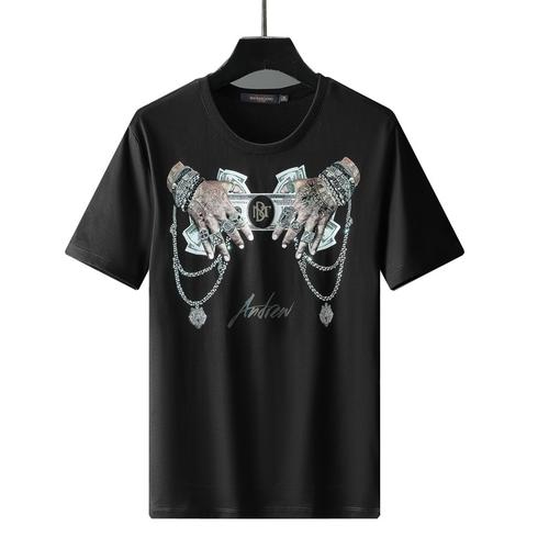 策霸绘尚男装|2021春夏新款t恤 欧式烫钻潮流个性图案