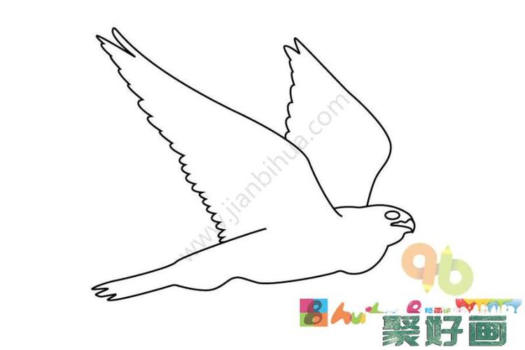 怎么画隼的简笔画图片怎么画简笔画教程