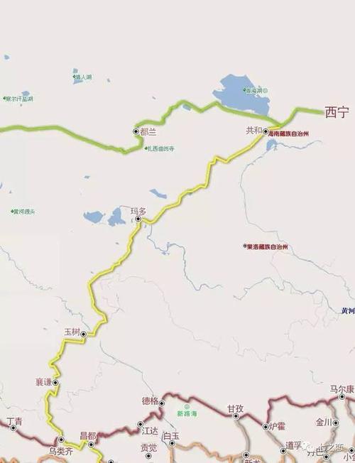 整条路线有四部分组成:109国道,214国道,317国道,109国道.