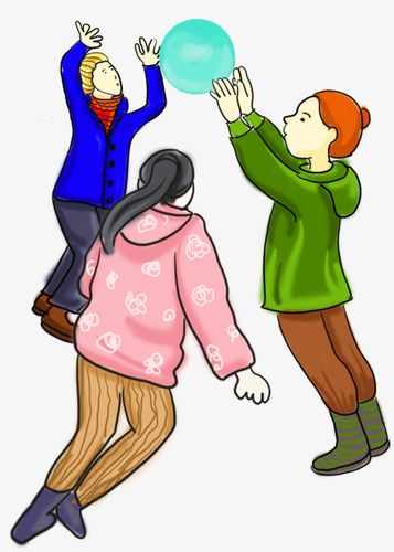 关键词 : 卡通手绘,装饰图案,手绘插画,传球,运动,活动