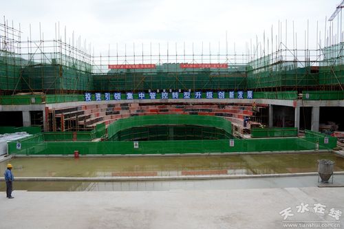 王军市长就天水商贸城项目建设情况现场办公(图)