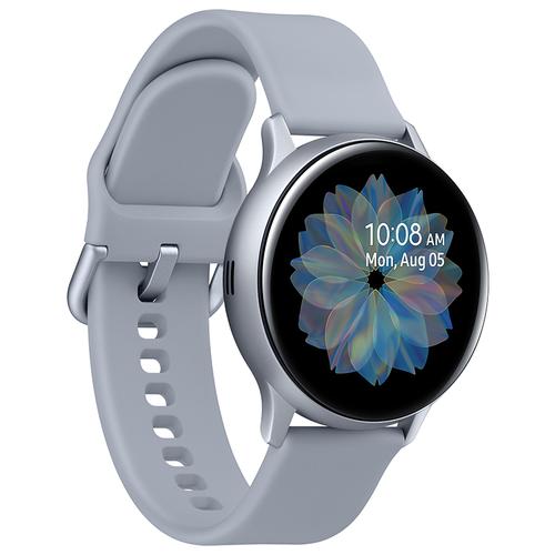 三星samsunggalaxywatchactive2云雾银智能手表蓝牙电话50米防水移动