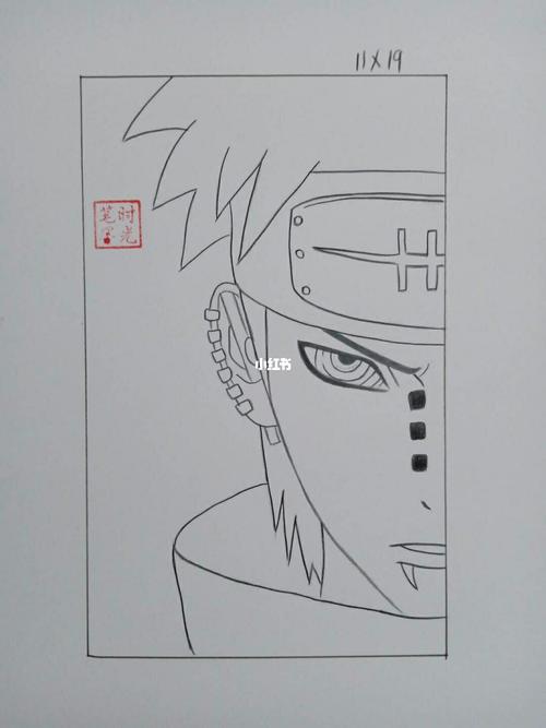 火影忍者# #手绘# #简笔画# #简笔画教程# 教你画火影