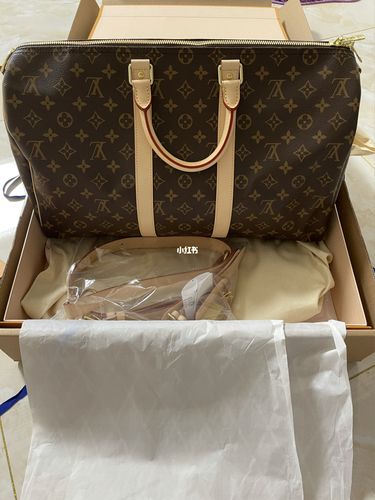 lv keepall 45旅行袋_肩带_路易威登怎么样_健身包_lv