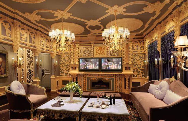 豪华休闲会所装修效果图