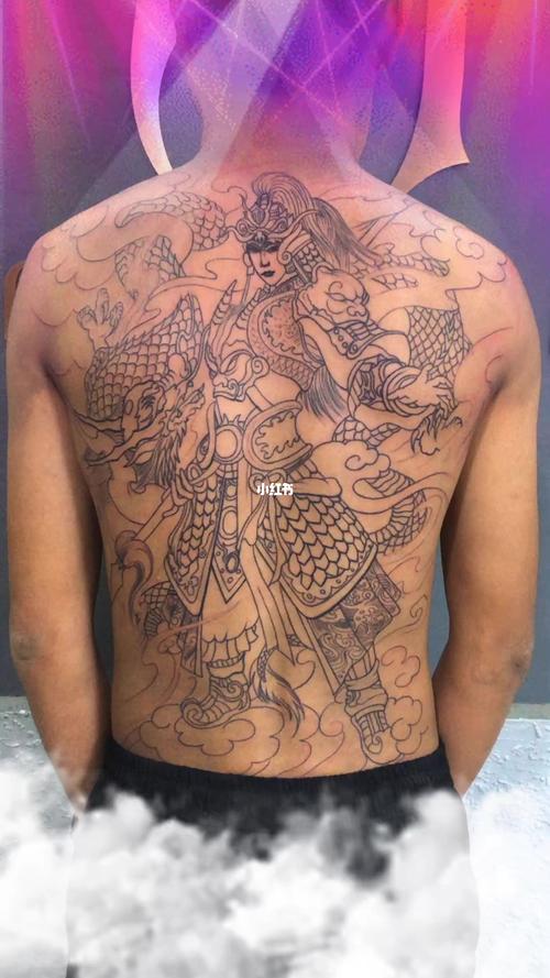 纹身,赵子龙满背_纹身_美妆_彩妆