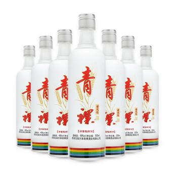 安兆坊互助青稞酒光瓶酒白酒固态纯粮酒磨砂青稞整箱12瓶48度