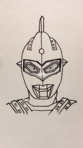 奥特曼系列简笔_简笔画_简笔画教程_知识_艺术