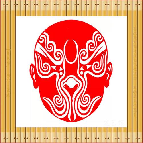 剪纸窗花京剧脸谱工艺品手工装饰画墙贴玻璃剪纸