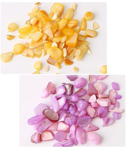 新款日系美甲天然贝壳小碎石装饰品闪粉亮片幻彩指甲贴片贝壳片