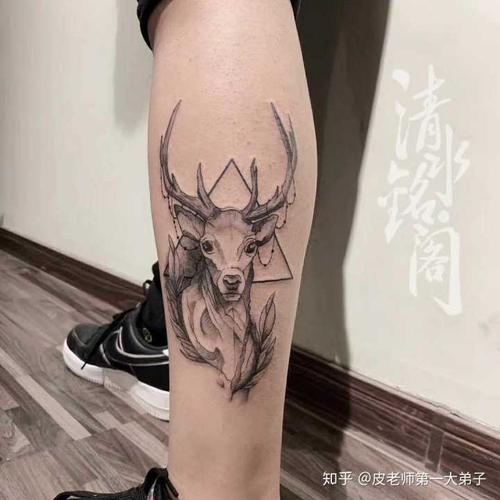 你见过哪些惊艳到你的鹿纹身