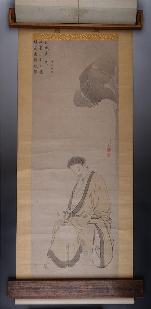 003 圆山应举 诸葛孔明 1769年 立轴